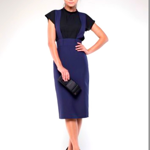 Navy blue Overall Dress - Picture 1 of 1